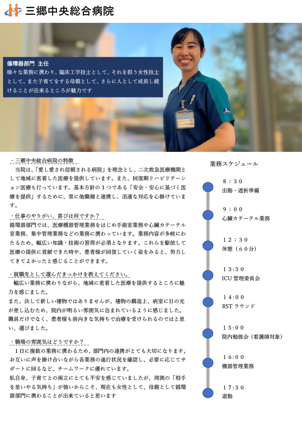 三郷中央総合病院（循環・呼吸）